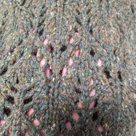 NORDSTROM Wool Mohair Cowl Neck Marled Sweater S - Picture 3 of 6